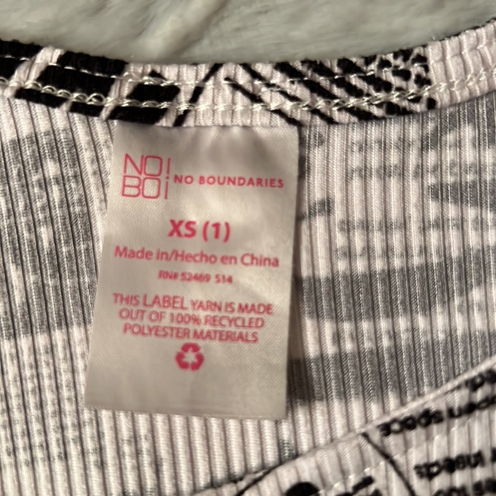 Newspaper Ruched Ribbed Tank Size XS (1) - Picture 5 of 5